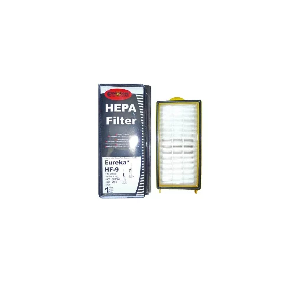 (1) 60285 Eureka HF9 Hepa Pleated Vacuum Filter, Bagless Cyclonic, Heavy Duty Upright, Self Propelled & Cyclonic Uprights