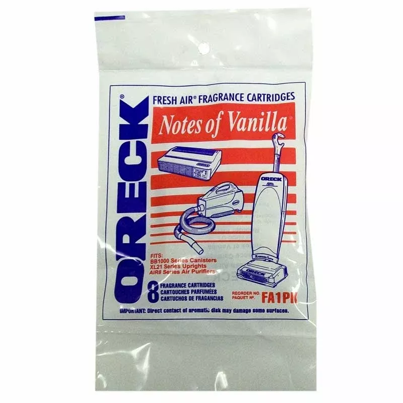 1 X 36 ORECK FRESH AIR VANILLA SCENT TABS