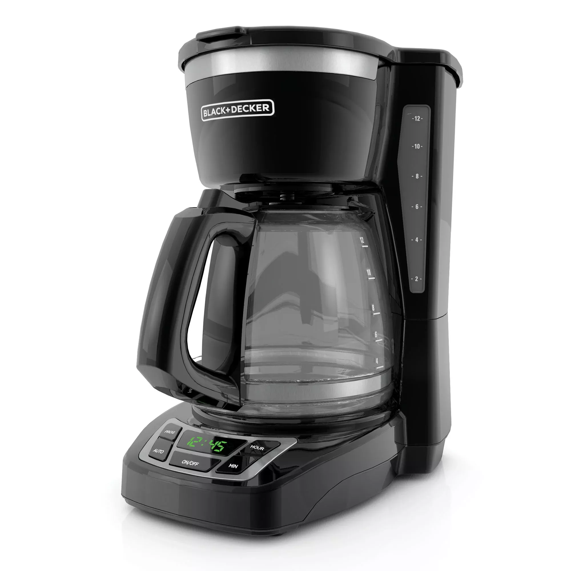 12 Cup Programmable Coffeemaker - Black