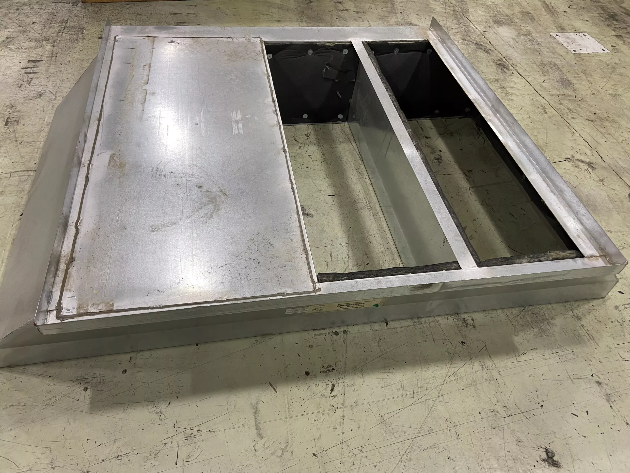 15" High Roof Curb Adapter with Duct Transition