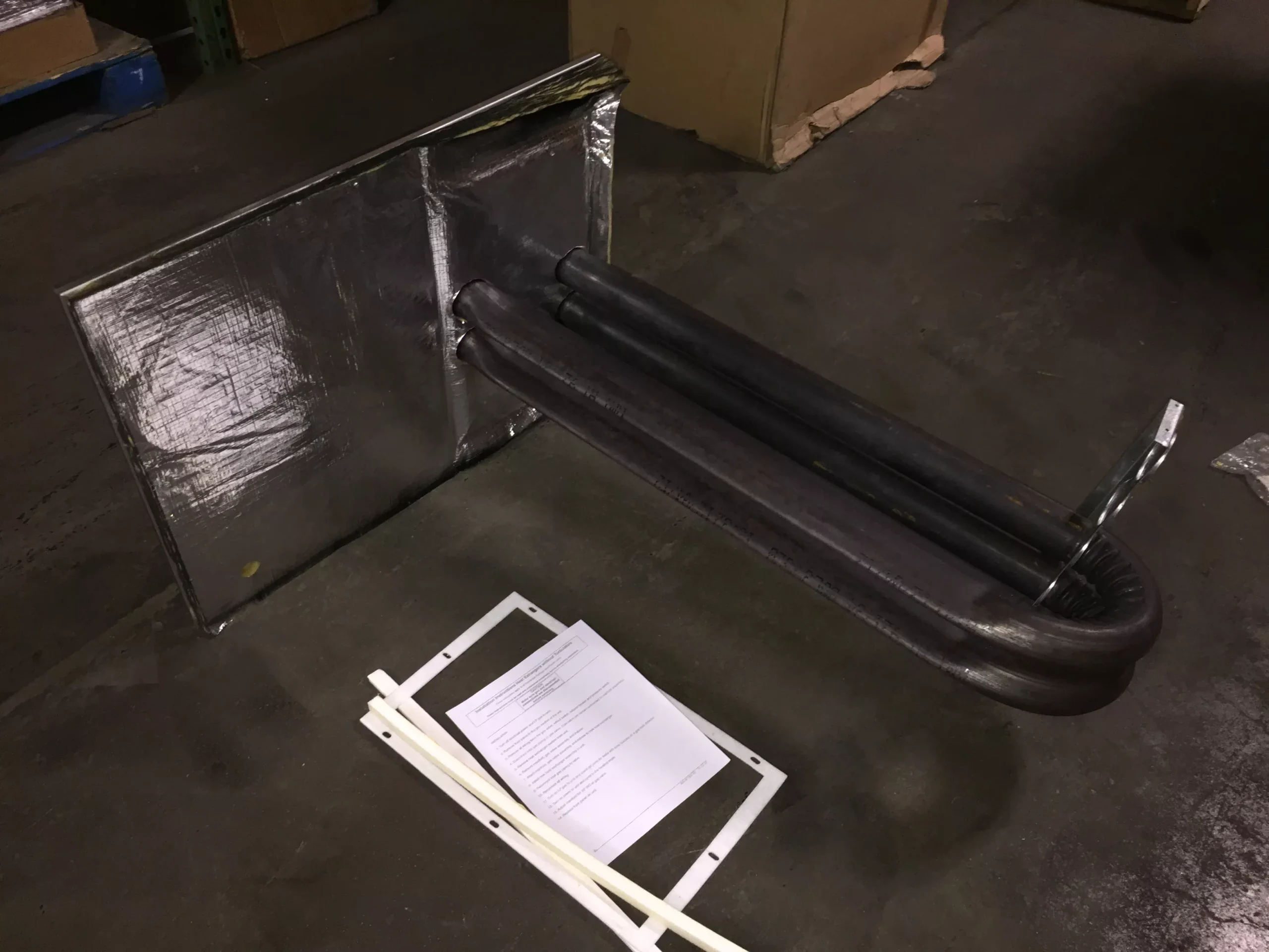 2 Tube Heat Exchanger Assembly w/Burner