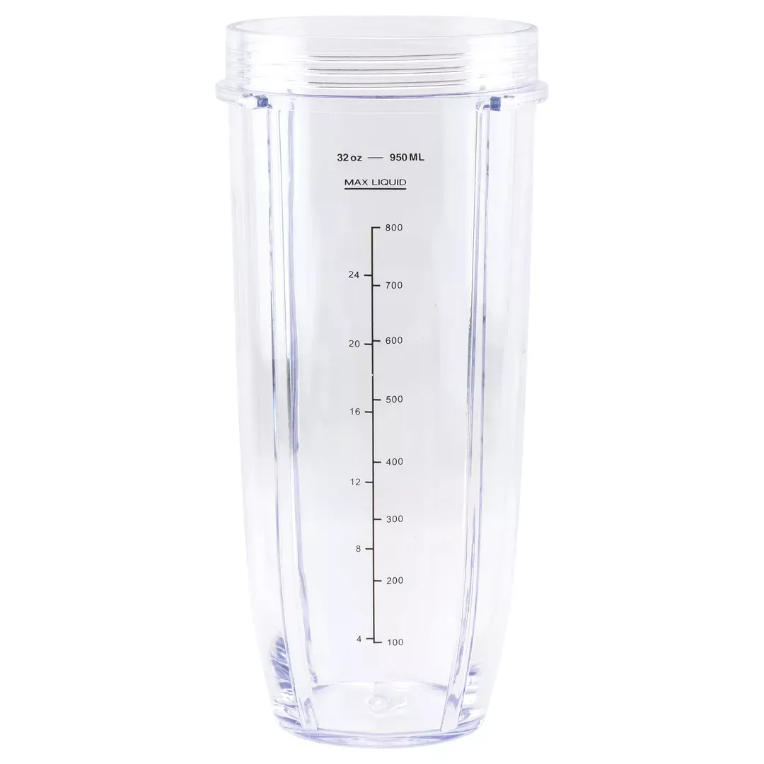 32 oz Cup Replacement Part 407KKU641 Compatible with Nutri Ninja Auto-iQ BL480 BL640 CT680 Blenders
