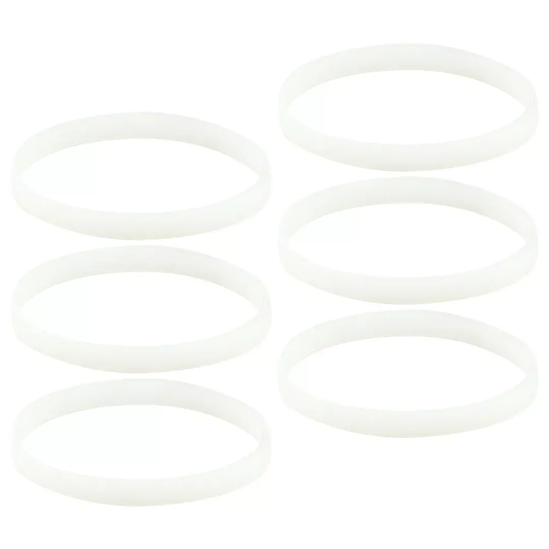 6 Pack White Gasket Rubber Sealing O-Ring Replacement Part for Nutri Ninja Auto-iQ Blenders BL480 BL681A BL682 BL640