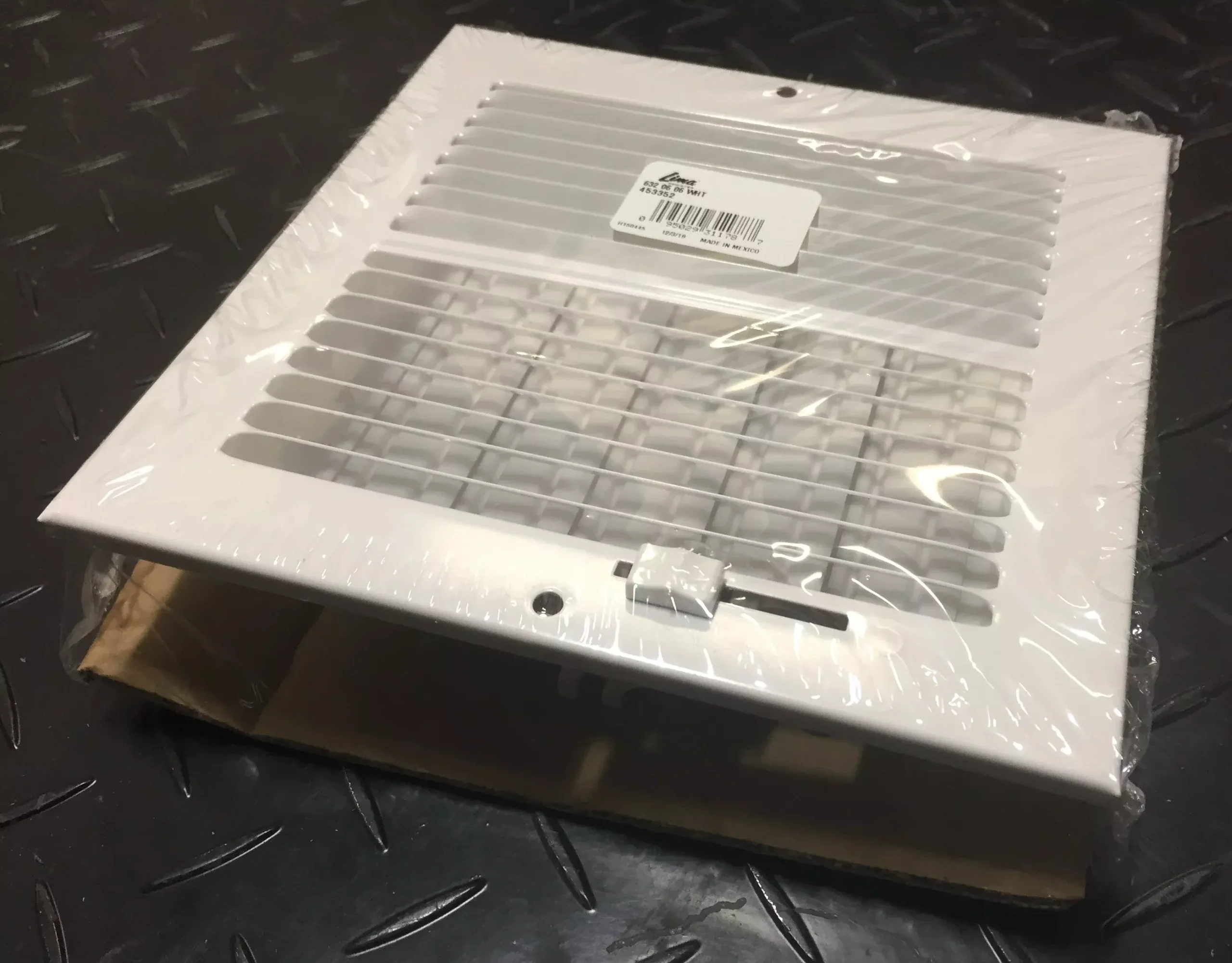 6" X 6"SINGLE DEFLECTION SUPPLY REGISTER WITH MULTI-LOUVER DAMPER