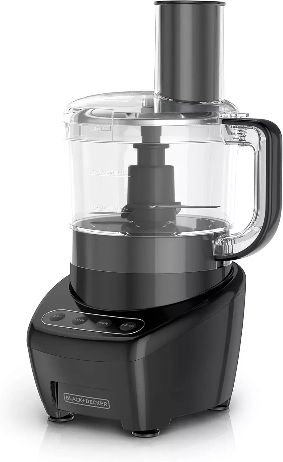 8 Cup Food Processor 3-in-1 Easy Assembly - Black