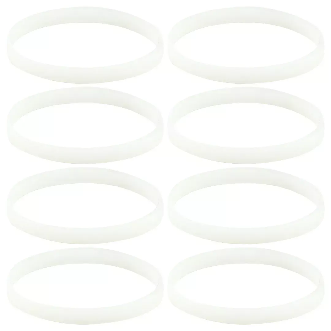 8 Pack White Gasket Rubber Sealing O-Ring Replacement Part for Nutri Ninja Auto-iQ Blenders BL480 BL681A BL682 BL640