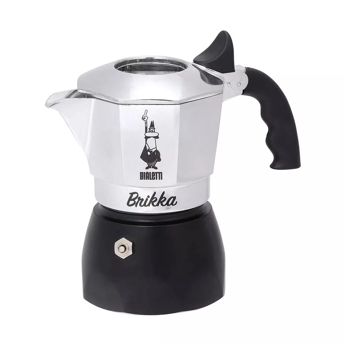 Bialetti Brikka Stovetop Espresso Maker - Black