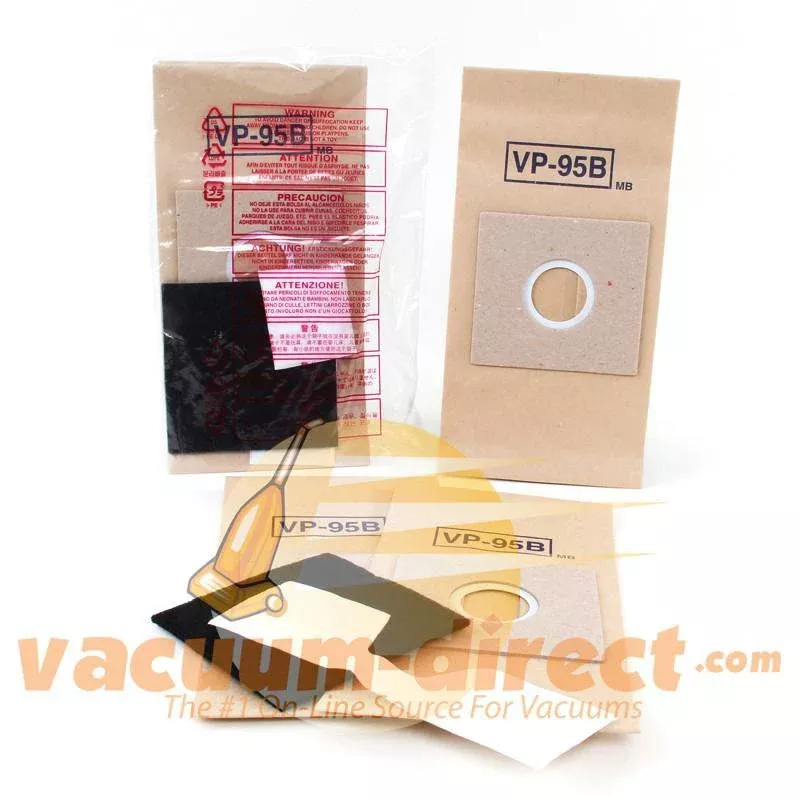 Bissell Butler Revolution 6700 Bag and Filter set, 3 bags and 2 filters