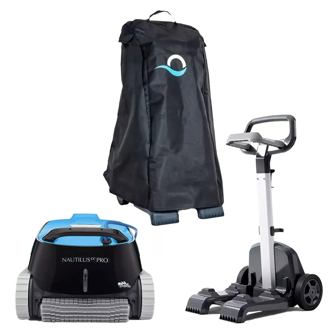 Dolphin Nautilus CC Pro with Wi-Fi Controlled Robotic Pool Cleaner with Caddy