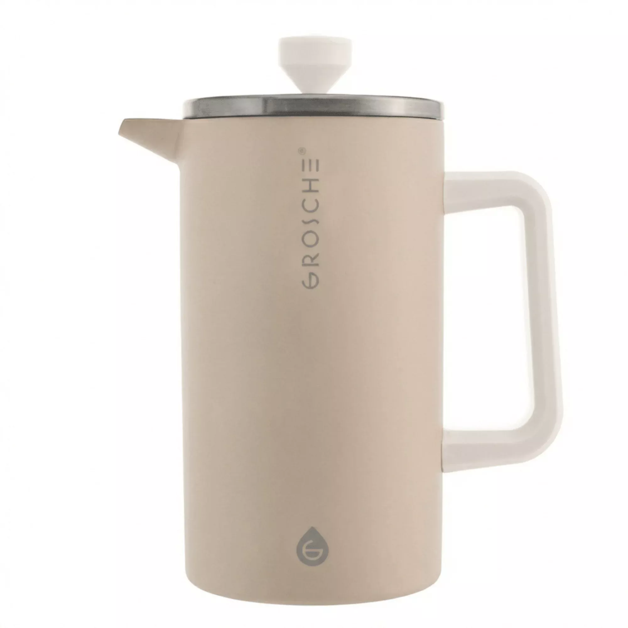 DUBLIN Stainless Steel Double Walled French Press - 34 fl. oz / 1000mL Capacity