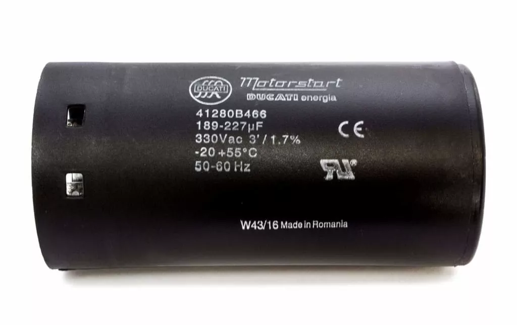 Ducati Energia Italia 189-227µF Motor Start Capacitor 41280B466 up to 330V