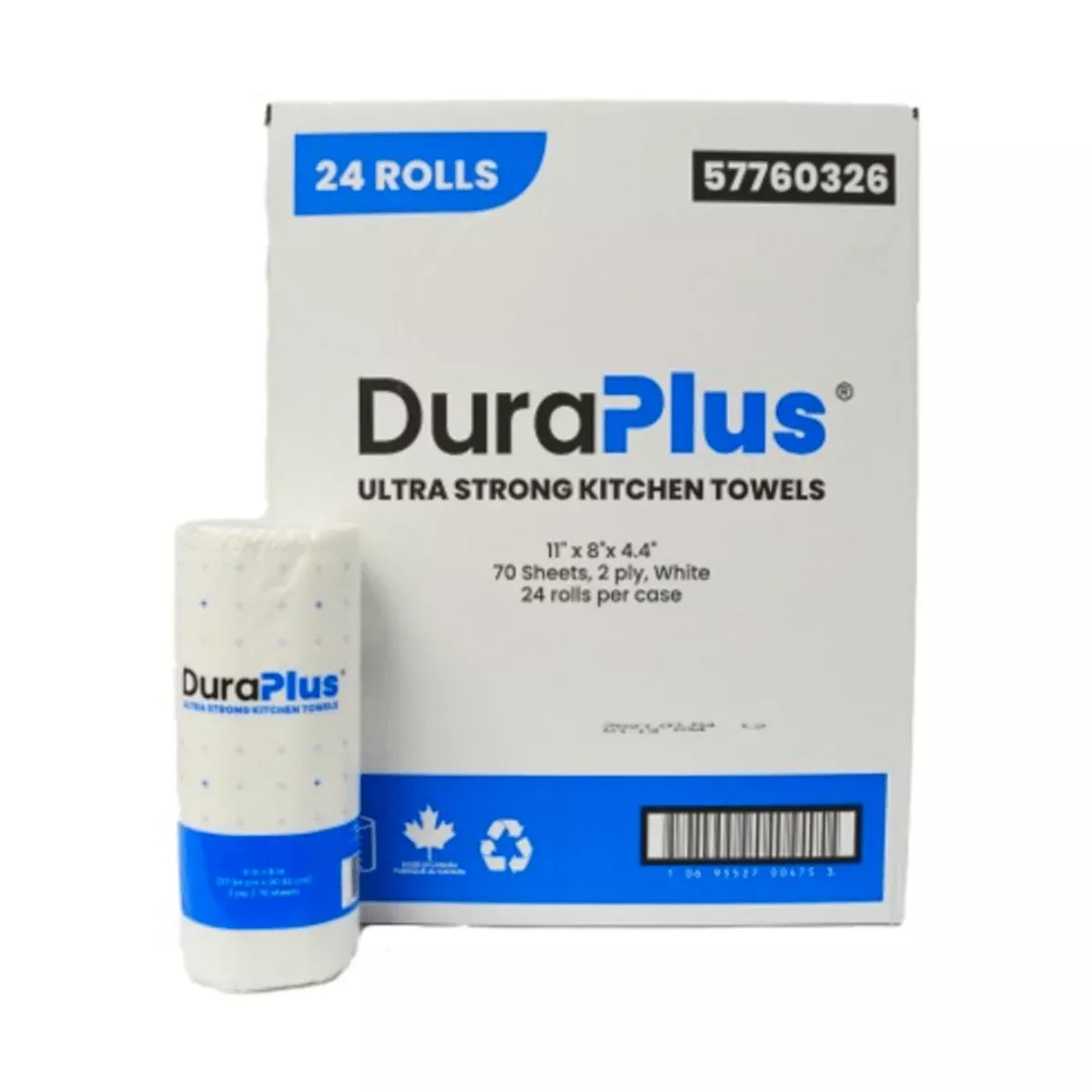 DuraPlus Kitchen Towel, 24 Rolls/Case #57760326