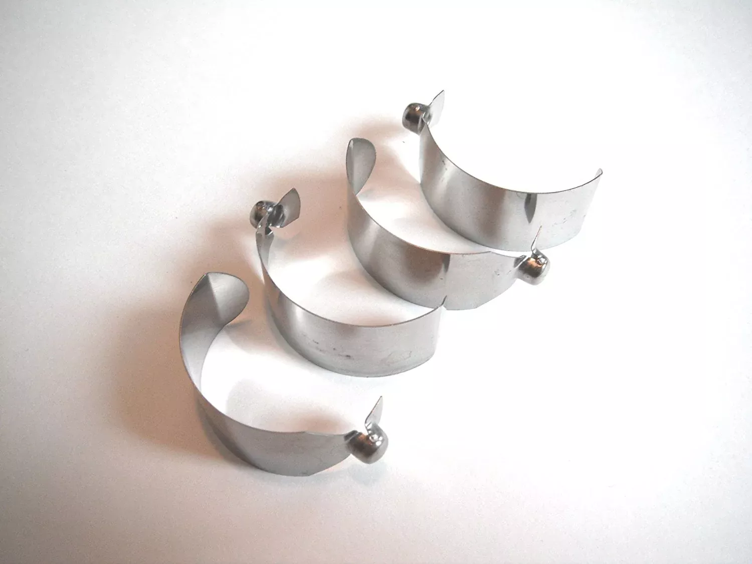 Four (4) Rainbow vacuum c-clip push-button lock/springs for e-series wand/tube