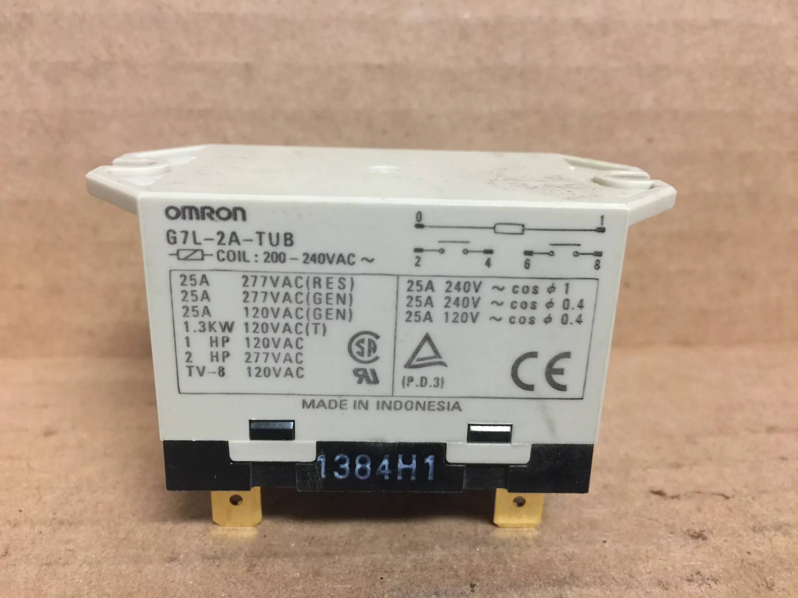 General Purpose RelayDPST 25Amp 240VAC