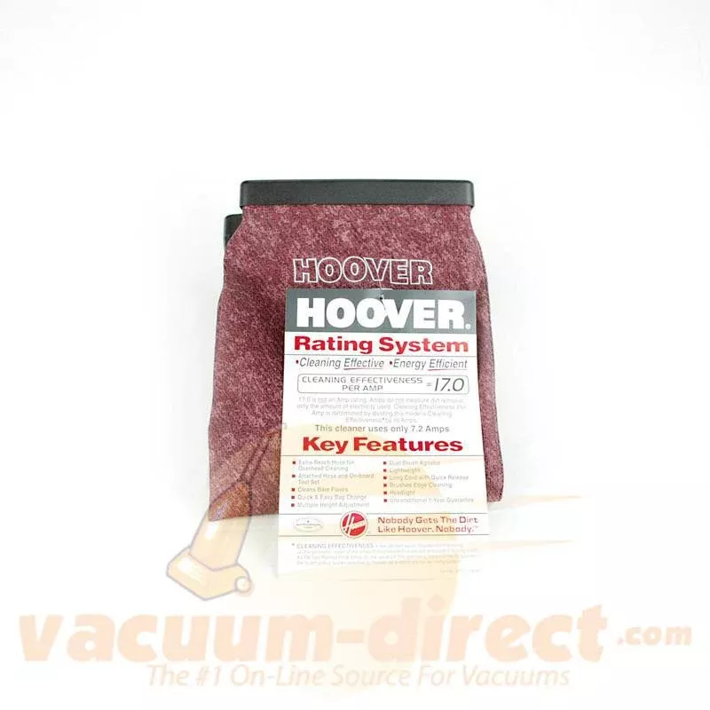 Hoover Elite Burgundy Outer Cloth Bag Assembly for Type A Bags