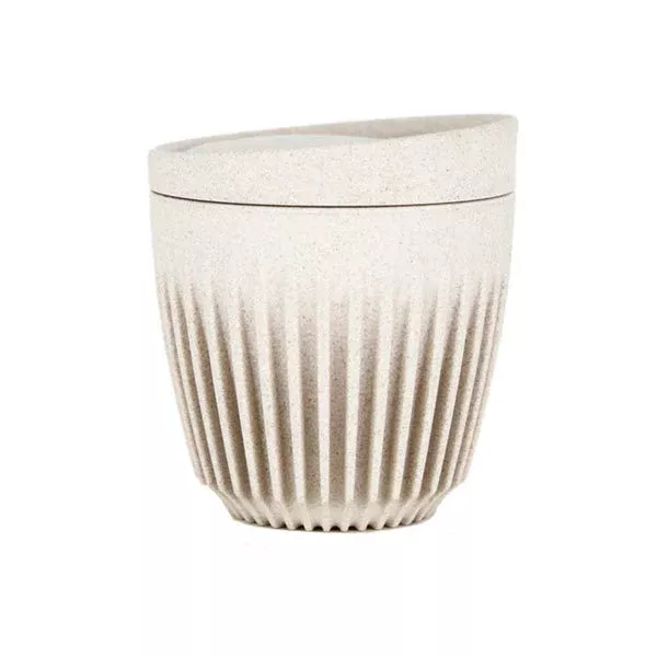 Huskee Natural Cup w Lid
