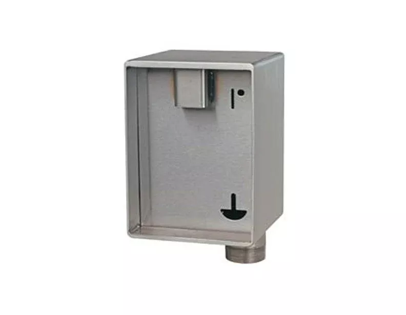 J.E. Adams 6055 Vault Ready Car Wash Box with 2" Nipple