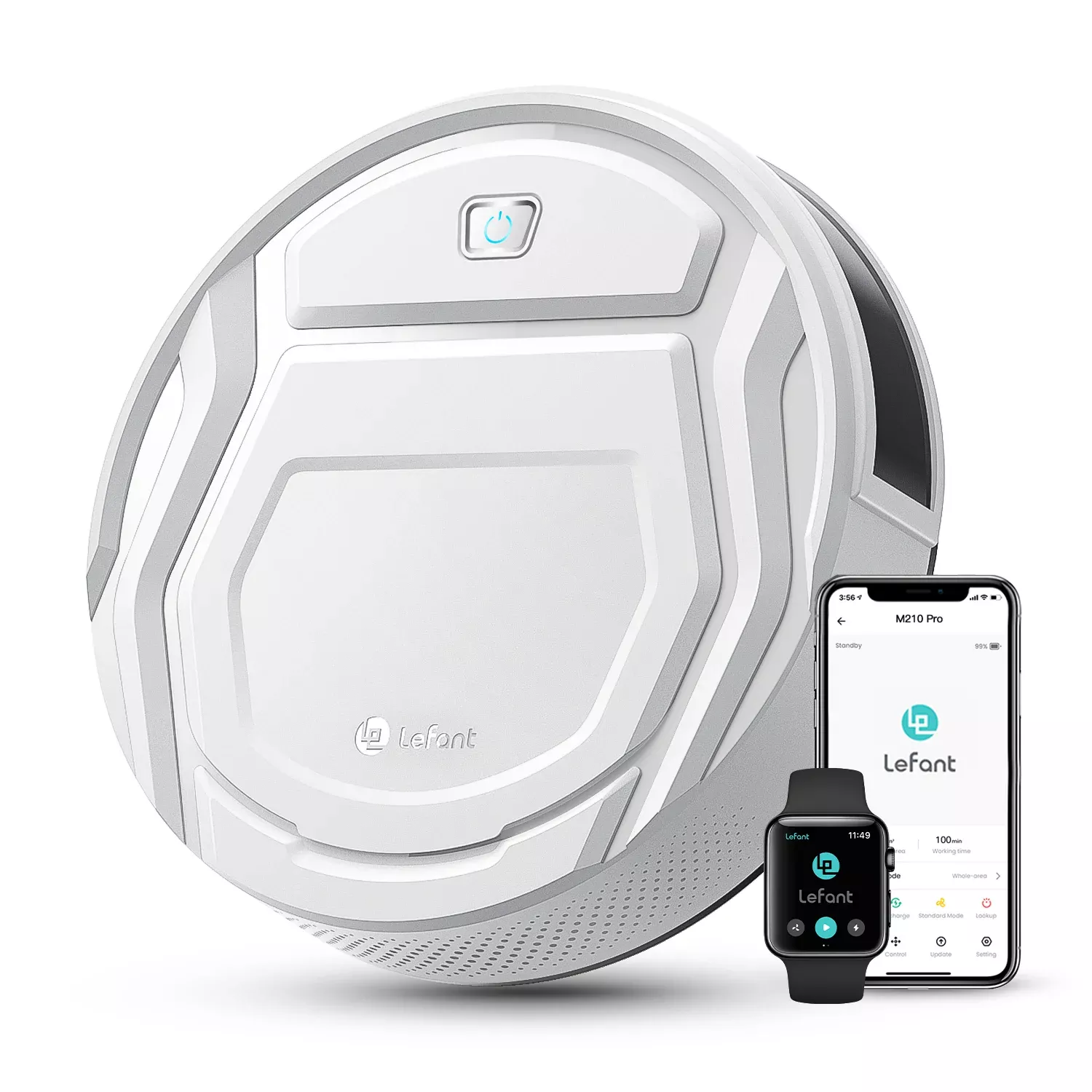 Lefant Robot Vacuum M210P White