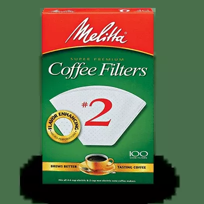 Melitta Coffee Filters - #2 White - 100 Count