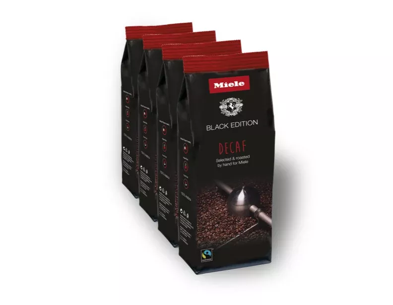 Miele Black Edition Decaf Coffee 4 Pack