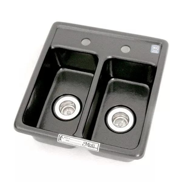 Moli Mini Double ABS Espresso Cart Handwash Sink – NSF Approved