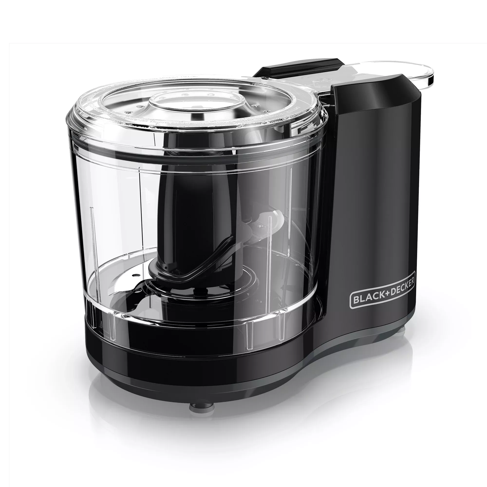 One-Touch 1.5 Cup Capacity Black Chopper