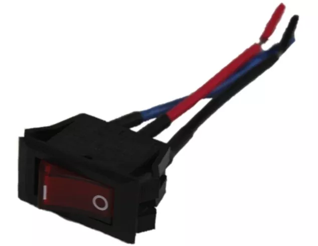 Oreck 430001013 Black and Red Rocker Switch