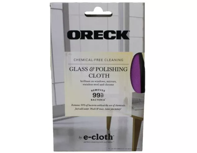 Oreck AK51010 Purple Glass and Polishing Cloth
