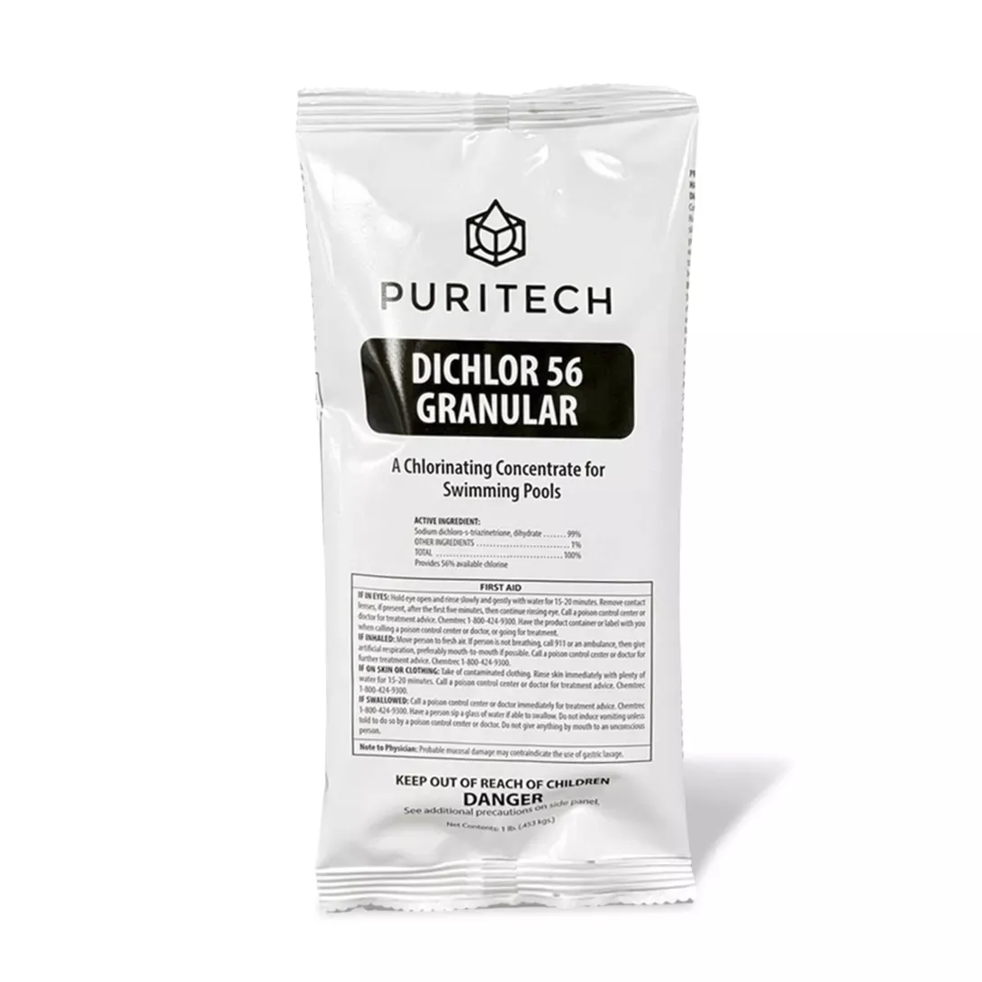Puri Tech Sodium Dichlor Chlorine Granules, 1lb.