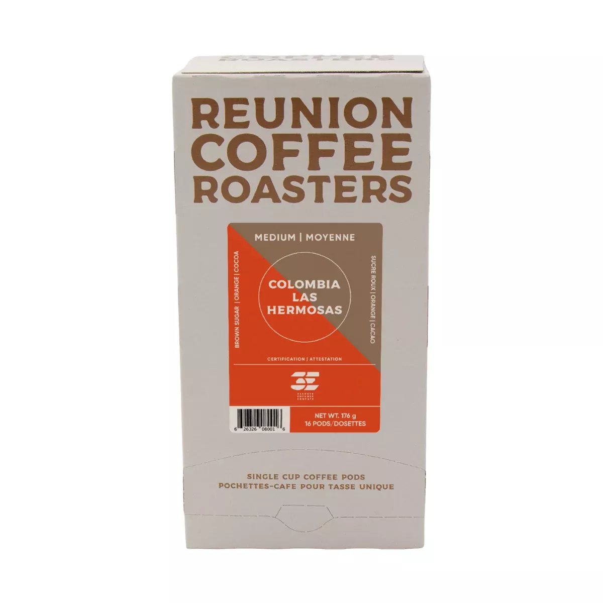 Reunion Coffee Roasters Colombia Las Hermosas Coffee Pods 16 Pack