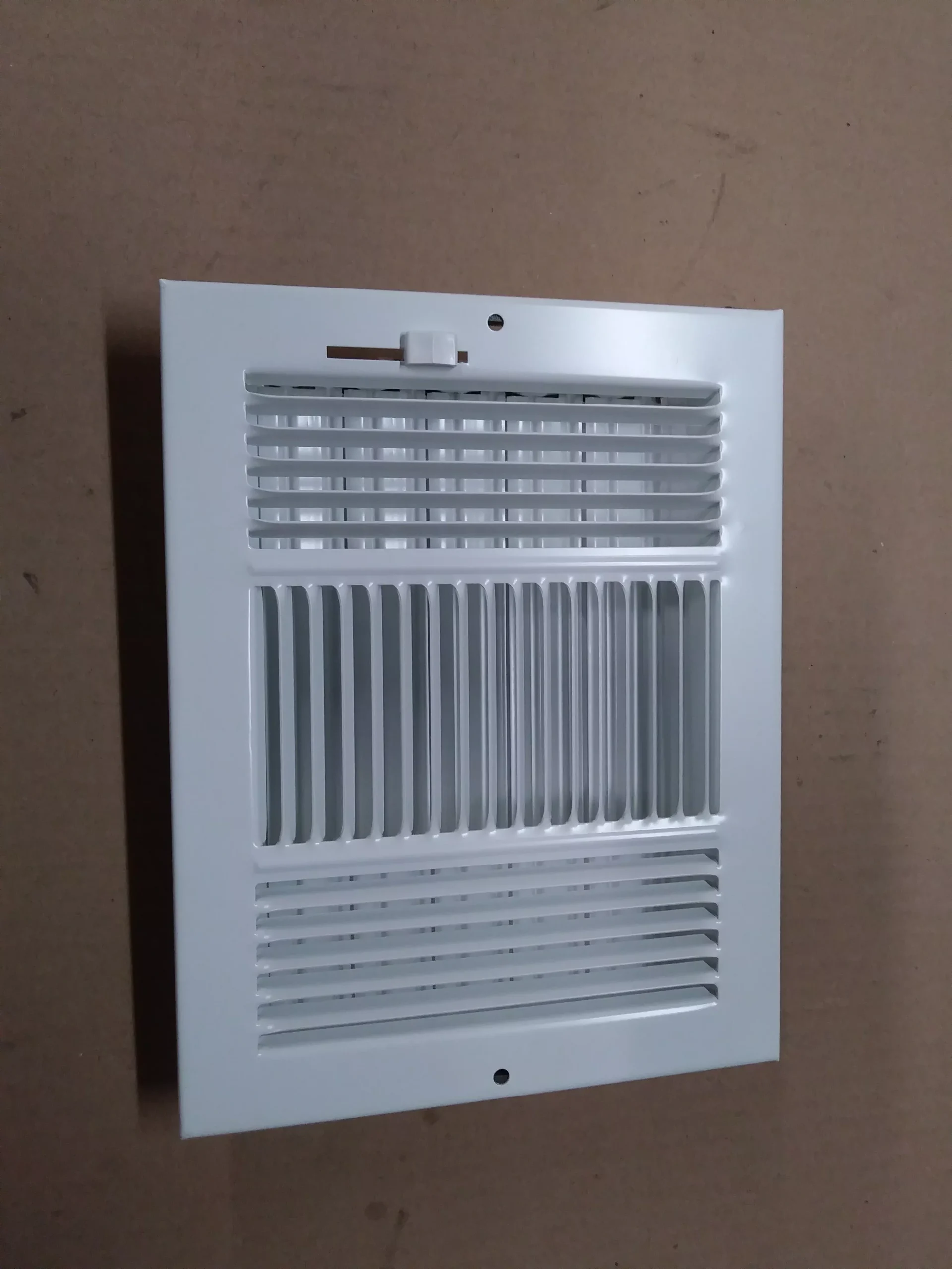 STEEL 3-WAY REGISTER 8" X 6"/WHITE