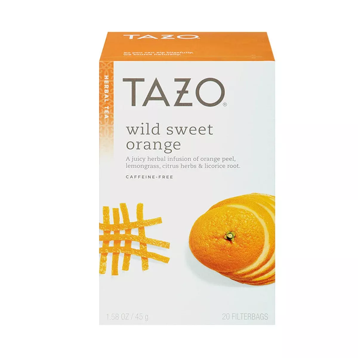 Tazo Wild Sweet Orange Filterbag Tea 20 Count