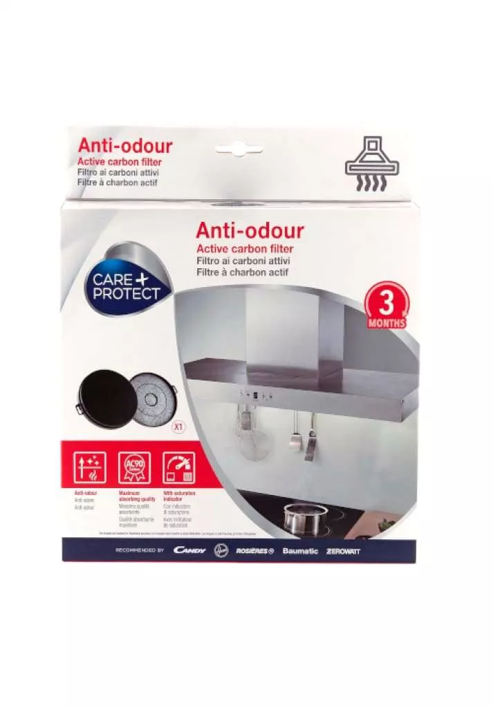 Universal Rangehood Carbon Filter Anti-Odour with Saturation Indicator 210mm Diameter - 35602044