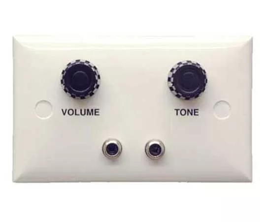 Valet System One Volume and Tone Control with Audio Inputs – White